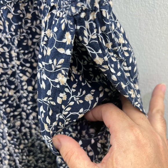 OLD NAVY jumpsuit size XXL sleeveless blue with flowers print NWT - Picture 16 of 16